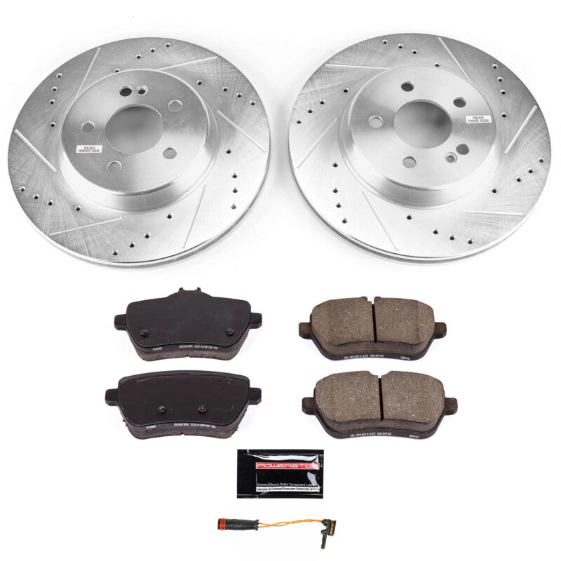 PSB Z23 Evolution Kit - Power Stop 18-20 Mercedes-Benz S450 Rear Z23 Evolution Brake Kit