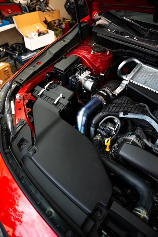 TQS Intake Hoses - Torque Solution 2022+ Subaru WRX / 19-23 Subaru Ascent Titanium Top Mount Charge Pipe - Brushed