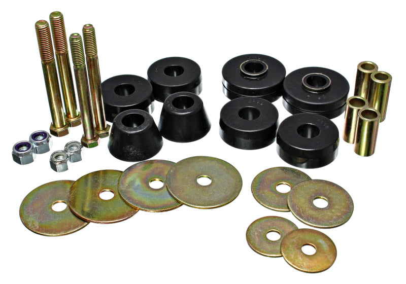 ES Body Mounts - Black - Energy Suspension Chevy Pickup Body Mounts - Black