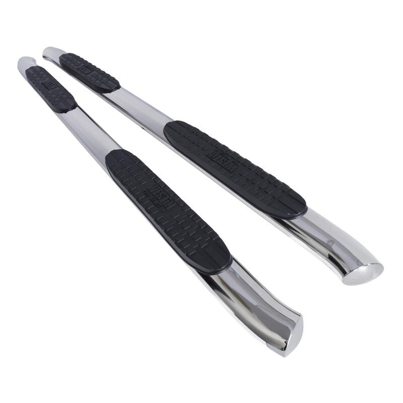 WES Nerf Bars - PRO TRAXX 4 - Westin 2005-2018 Toyota Tacoma Double Cab PRO TRAXX 4 Oval Nerf Step Bars - SS
