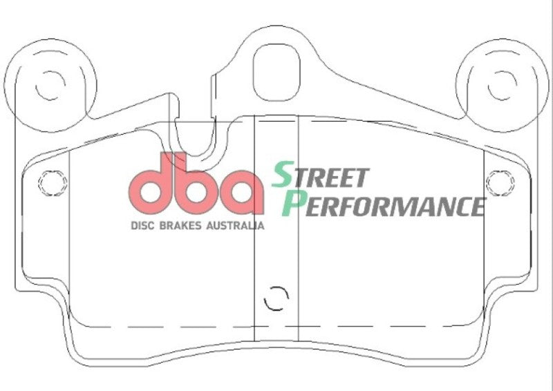 DBA SP500 Brake Pads - DBA 03-10 Porsche Cayenne SP500 Rear Brake Pads