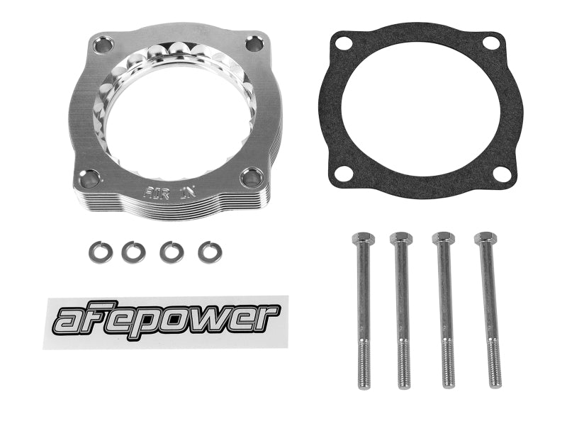 AFE Silver Bullet TBS CARB Approved - aFe Silver Bullet Throttle Body Spacers TBS BMW 335i (N54) 07-11 135i/535i 08-10 L6-3.0L (tt)