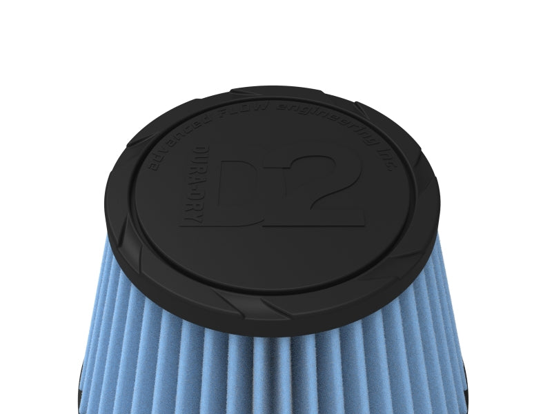 AFE Universal D2 Dura Dry Air Filter - aFe POWER Universal Clamp-On Air Filter w/ D2 Dura-Dry Media - 5.5in F x 7in B x 4.75in T x 5in H