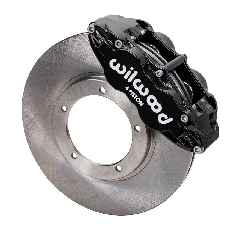 WIL Superlite Brake Kit - Wilwood 69-83 Porsche 911 Front Superlite Brake Kit 3.5in MT Plain Face - Black