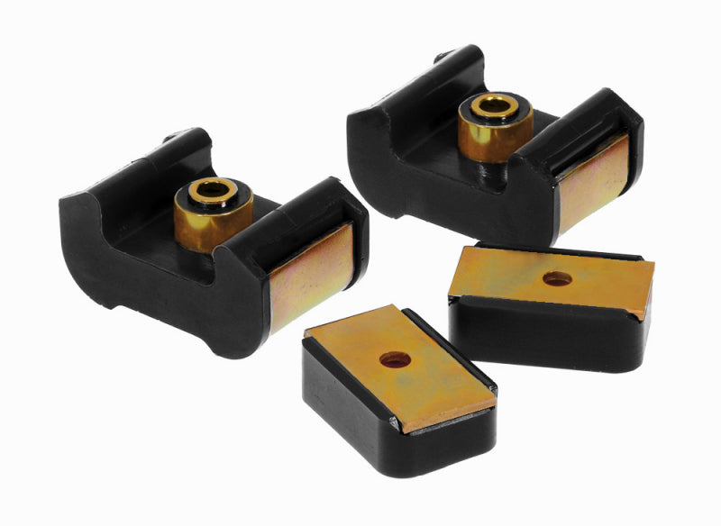 PRO Transmission Mounts - Blk - Prothane 68-84 Chevy K10/20/30 4WD Trans Mount Bushings - Black