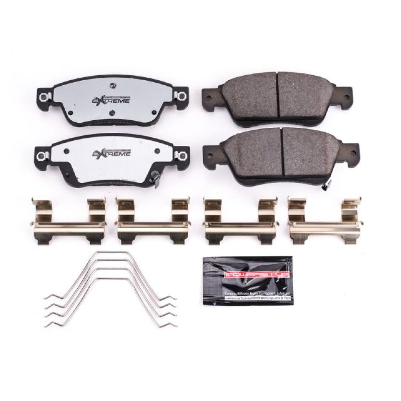 PSB Z26 Extreme Brake Pads - Power Stop 07-08 Infiniti G35 Front Z26 Extreme Street Brake Pads w/Hardware