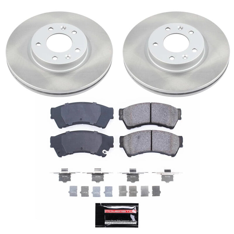 PSB Semi-Coated Rotor Kits - Power Stop 06-11 Mercury Milan Front Semi-Coated Rotor Kit