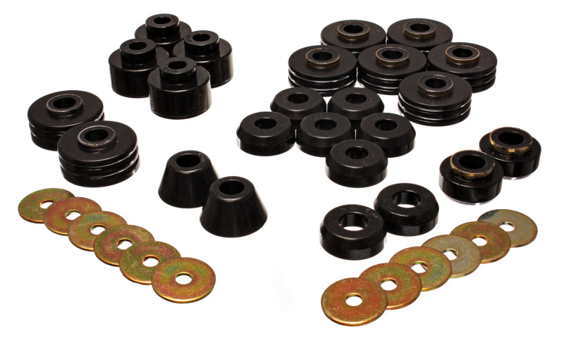 ES Body Mounts - Black - Energy Suspension Suburban Body Mounts - Black