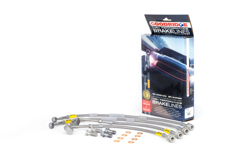 GR G-Stop Brake Line Kits - Goodridge 11-15 Jeep Grand Cherokee (Incl SRT 8) / 11-15 Dodge Durango SS Brake Line Kit