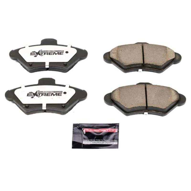 PSB Z26 Extreme Brake Pads - Power Stop 94-98 Ford Mustang Front Z26 Extreme Street Brake Pads w/Hardware