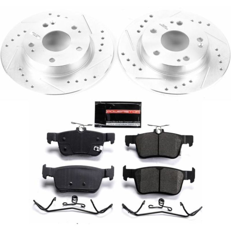 PSB Z23 Evolution Kit - Power Stop 16-19 Honda Civic Rear Z23 Evolution Sport Brake Kit