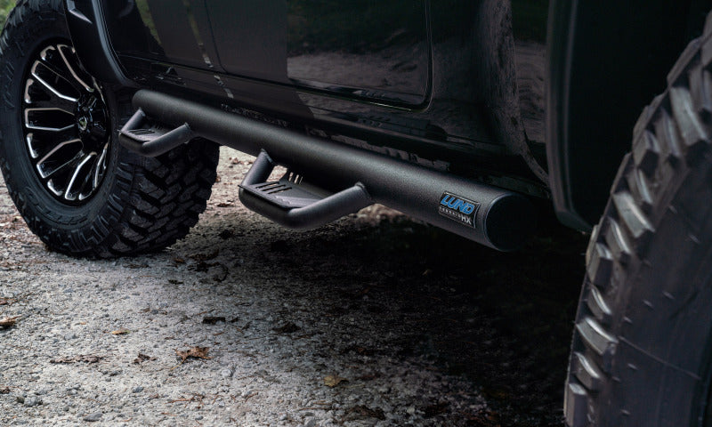 LND Terrain HX Step Bars - Lund 15-17 Chevy Colorado Ext. Cab Terrain HX Step Nerf Bars - Black
