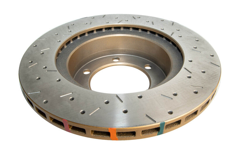DBA 4000 Slot&Drill Rotors - DBA 7/96+Toyota Landcruiser 90 Series Front Drilled & Slotted 4000 Series Rotor