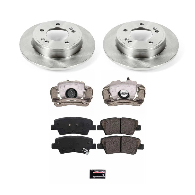 PSB Autospecialty Kit w/Cals - Power Stop 13-17 Hyundai Elantra GT Rear Autospecialty Kit w/Calipers