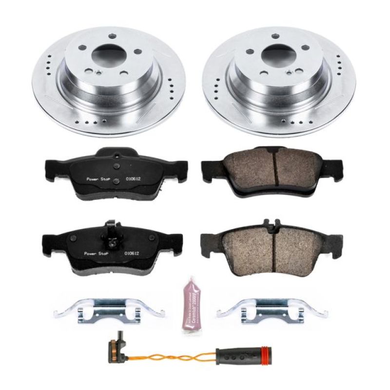 PSB Z23 Evolution Kit - Power Stop 03-09 Mercedes-Benz E320 Rear Z23 Evolution Sport Brake Kit