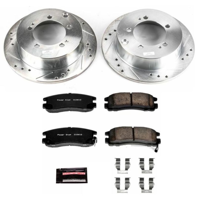 PSB Z23 Evolution Kit - Power Stop 95-05 Chrysler Sebring Rear Z23 Evolution Sport Brake Kit