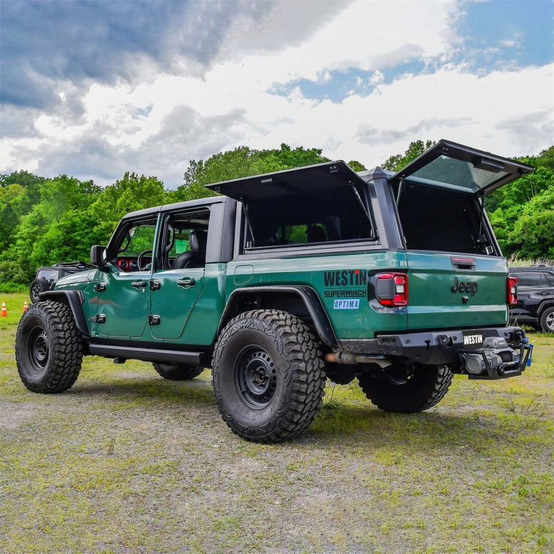 WES EXP Truck Caps - Westin EXP Truck Cap COMPLETE KIT A + BS (20-23 Jeep Gladiator) - Black
