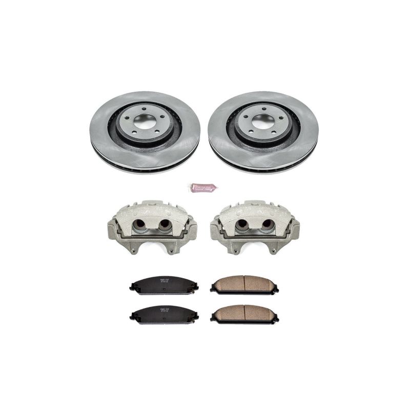 PSB Autospecialty Kit w/Cals - Power Stop 13-14 Chrysler 200 Front Autospecialty Brake Kit w/Calipers