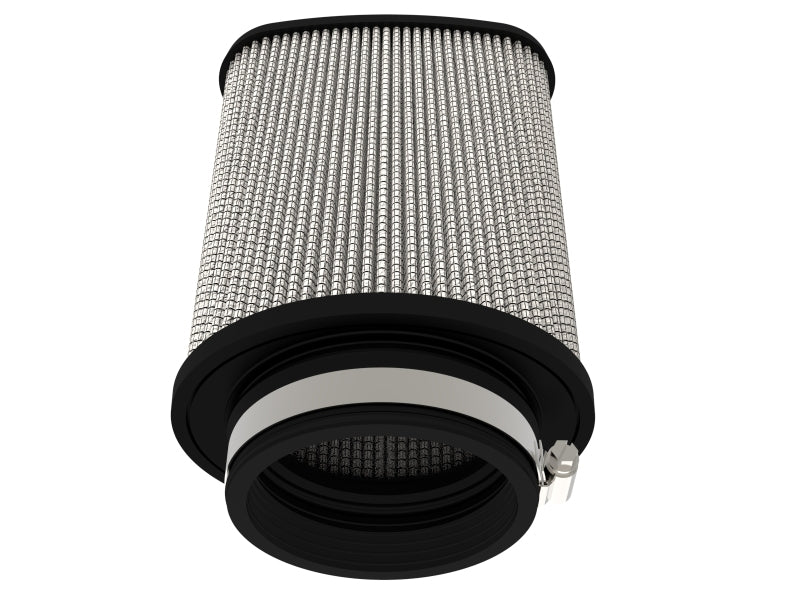 AFE Universal Pro Dry S Filter - aFe Magnum FLOW Pro DRY S Universal Air Filter 3.5in Flange 5.75x5in Base 6x2.75in Top 6.5in Height