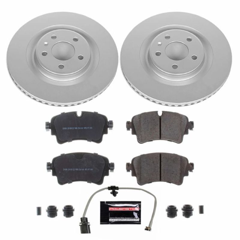PSB Z23 Evolution Coated Kit - Power Stop 2018 Audi Q5 Rear Z23 Evolution Sport Coated Brake Kit