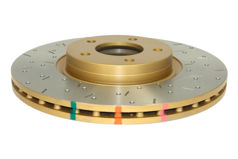 DBA 4000 Slot&Drill Rotors - DBA 06+ MazdaSpeed3 Front Drilled & Slotted 4000 Series Rotor