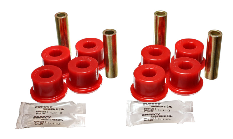 ES Cntrl Arm Bushings - Red - Energy Suspension 04-06 Pontiac GTO Red Rear End Control Arm Bushing Set