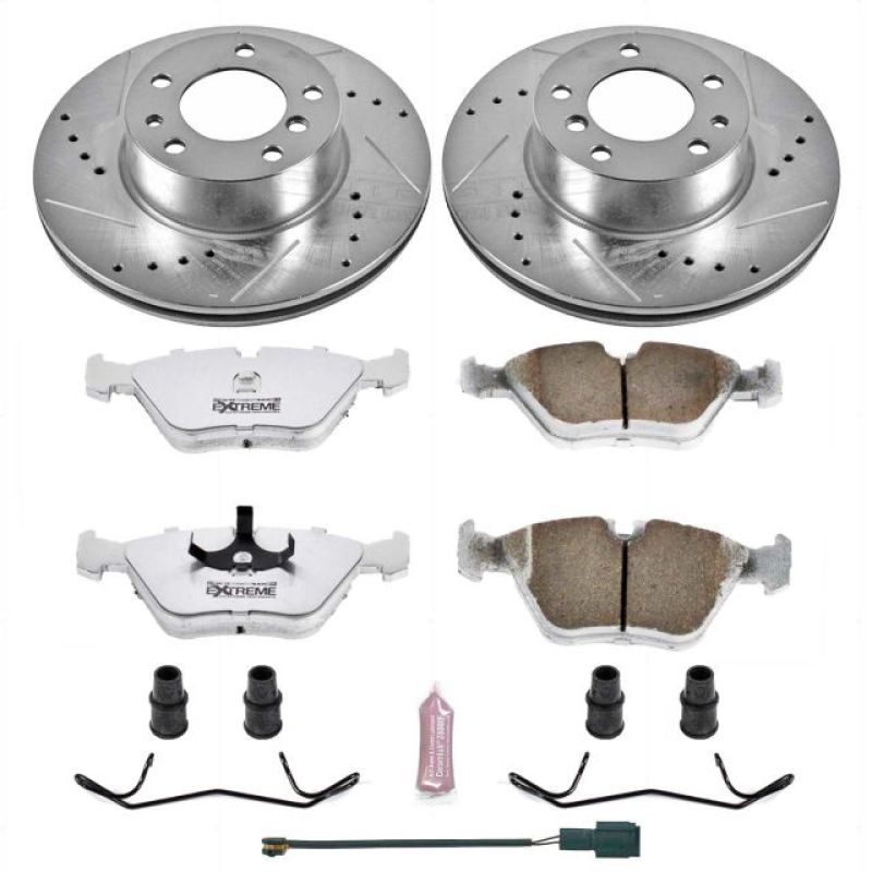 PSB Z26 Street Warrior Kit - Power Stop 90-95 BMW 525i Front Z26 Street Warrior Brake Kit