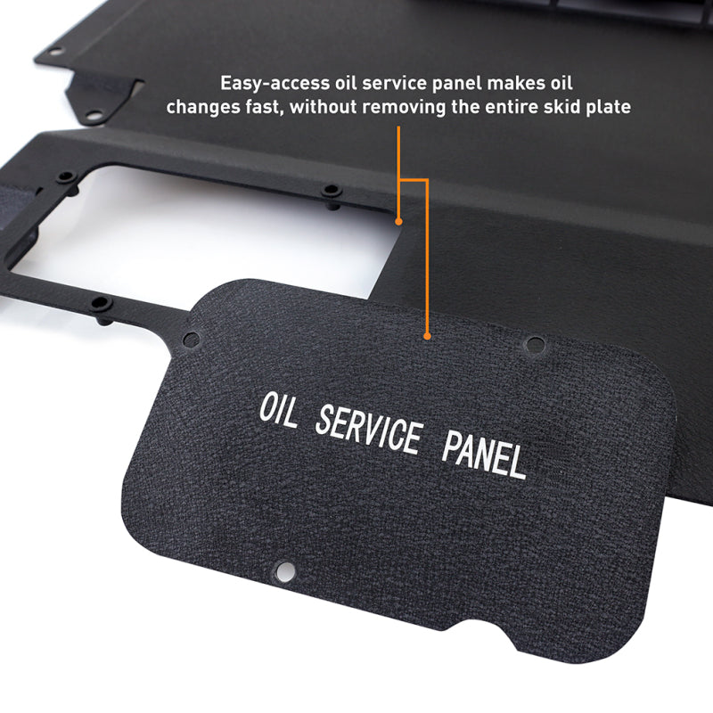 MM Skid Plate - Mishimoto 2023+ Nissan Z Skid Plate Engine - Wrinkle Black