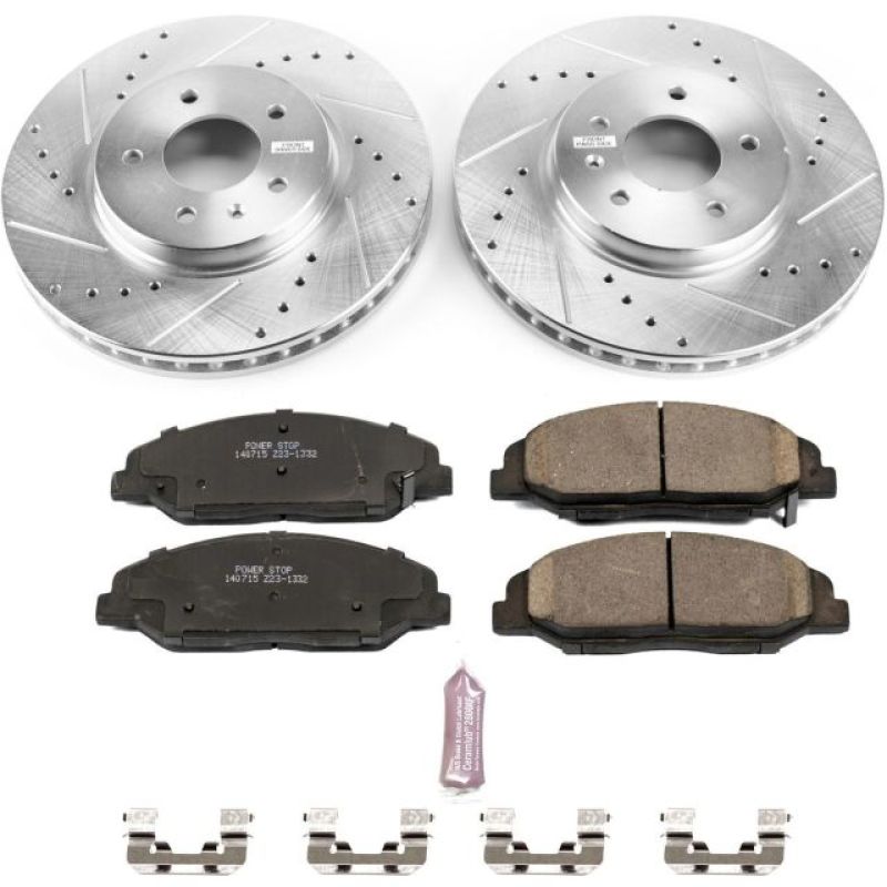 PSB Z23 Evolution Kit - Power Stop 09-11 Cadillac STS Front Z23 Evolution Sport Brake Kit