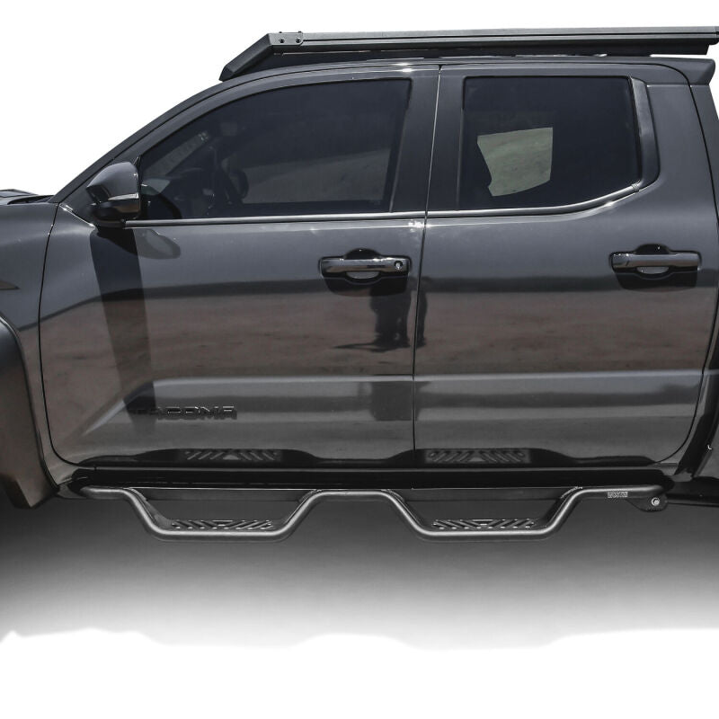 WES Nerf Bars - Outlaw - Westin 2024 Toyota Tacoma Outlaw Drop Nerf Step Bars - Textured Black