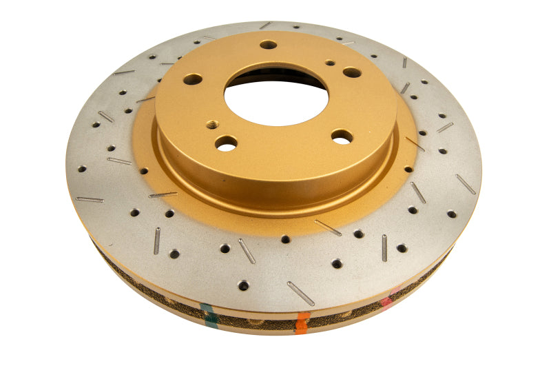 DBA 4000 Slot&Drill Rotors - DBA 7/90-96 Turbo/6/89-96 Non-Turbo 300ZX Front Drilled & Slotted 4000 Series Rotor