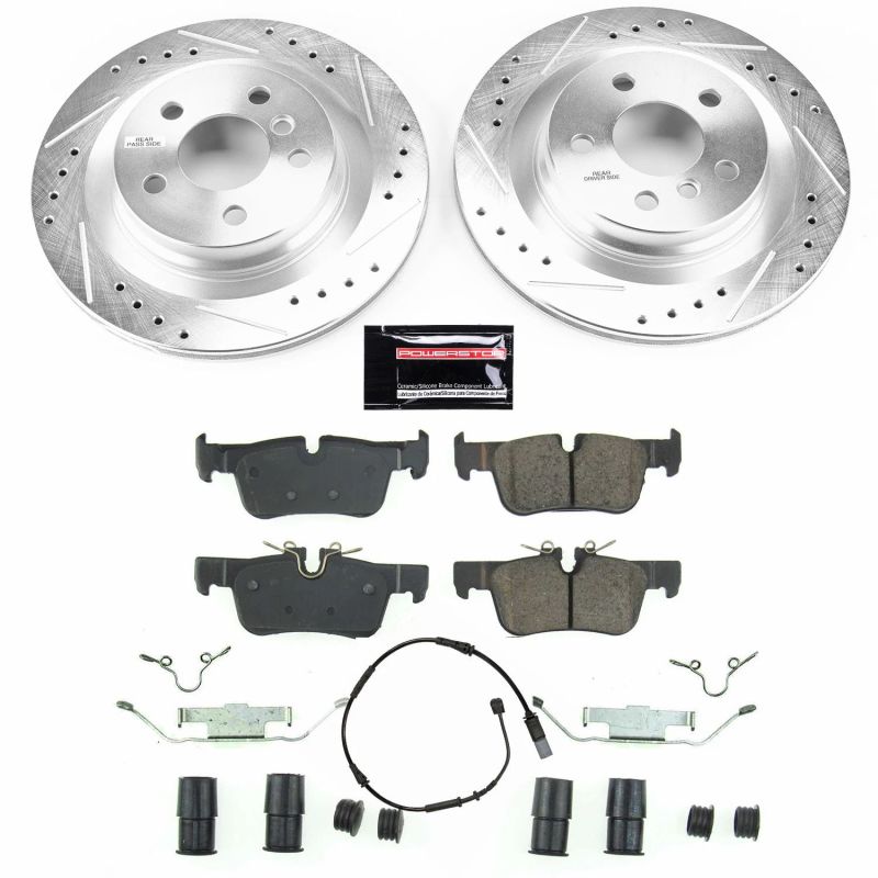 PSB Z23 Evolution Kit - Power Stop 16-19 BMW X1 Rear Z23 Evolution Sport Brake Kit