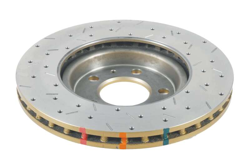 DBA 4000 Slot&Drill Rotors - DBA 06-10 Pontiac Solstice Front 4000 Series Drilled & Slotted Rotor