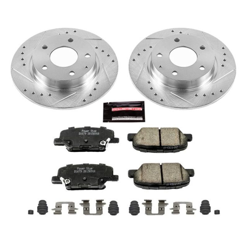 PSB Z23 Evolution Kit - Power Stop 14-16 Mazda 3 Rear Z23 Evolution Sport Brake Kit