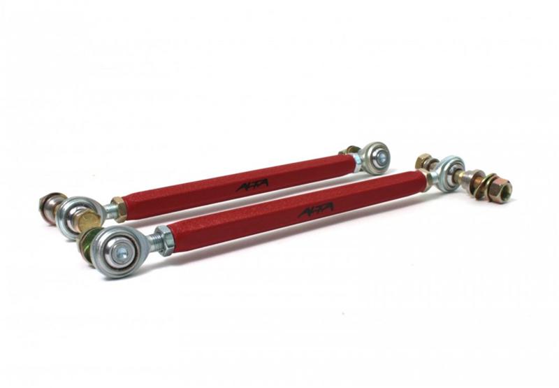 PA Alta End Links - ALTA 02-12 Mini Cooper/S/JCW (Incl. 05-12 Convertible) & 09-12 Clubman Rear Endlinks Adj. Pair - Red