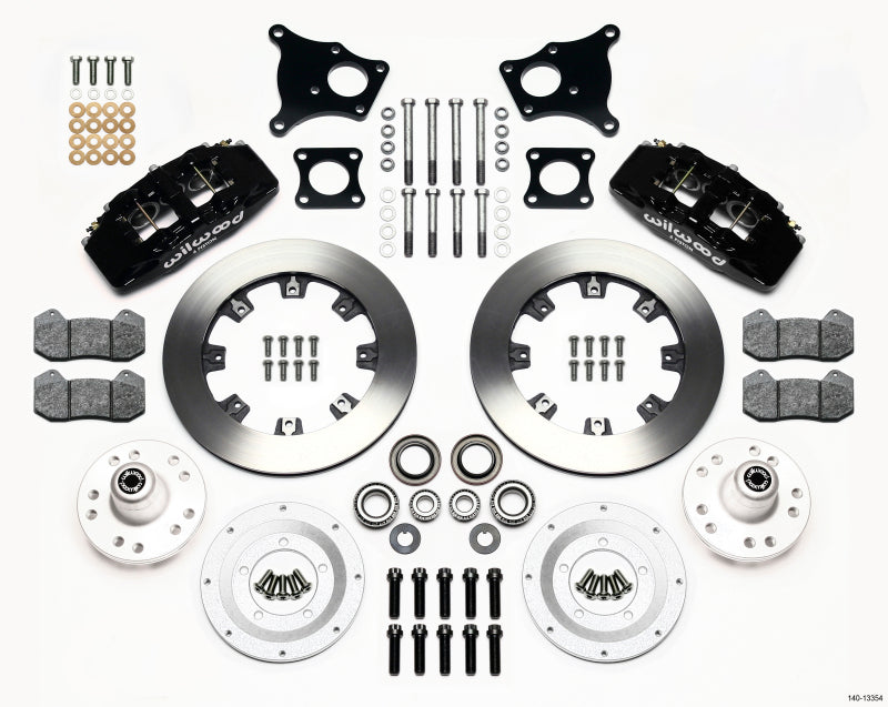 WIL Dynapro Brake Kit - Wilwood Dynapro 6 Front Hub Kit 12.19in AMC 71-76 OE Disc w/o Bendix Brakes