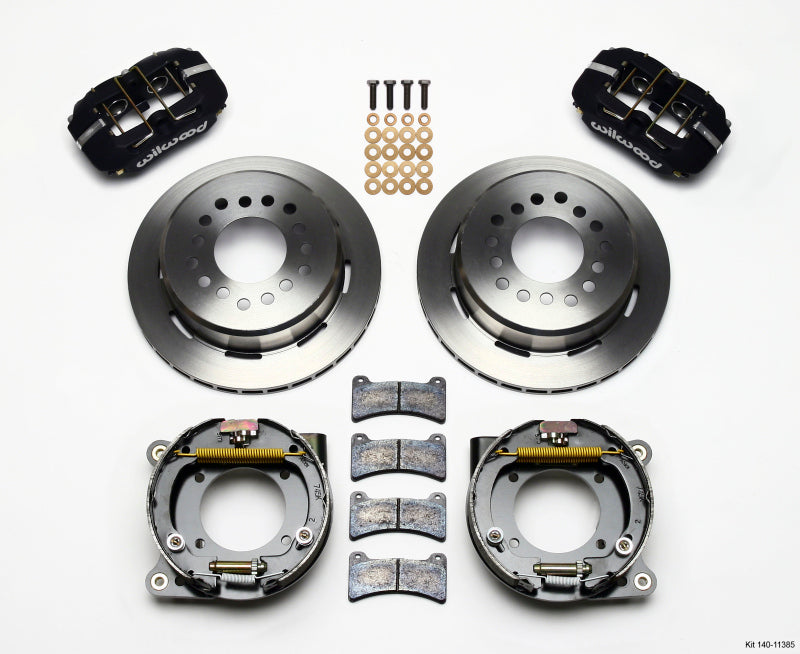WIL Dynapro Brake Kit - Wilwood Dynapro Low-Profile 11.00in P-Brake Kit Chevy C-10 2.42 Offset 5-lug