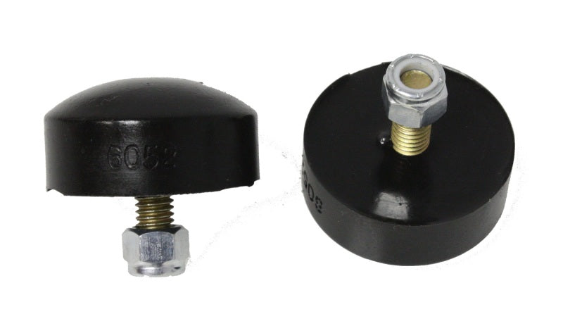 ES Bump Stops - Black - Energy Suspension Black 1 inch Tall Button head Bump Stop Set (2 per set)