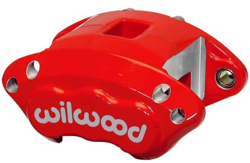 WIL D154 Caliper - Wilwood Caliper-D154-Red 1.62/1.62in Pistons 1.04in Disc