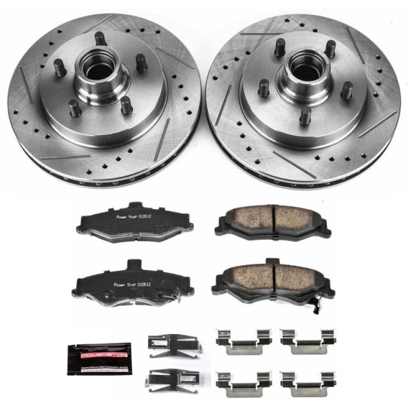 PSB Z23 Evolution Kit - Power Stop 98-02 Chevrolet Camaro Rear Z23 Evolution Sport Brake Kit