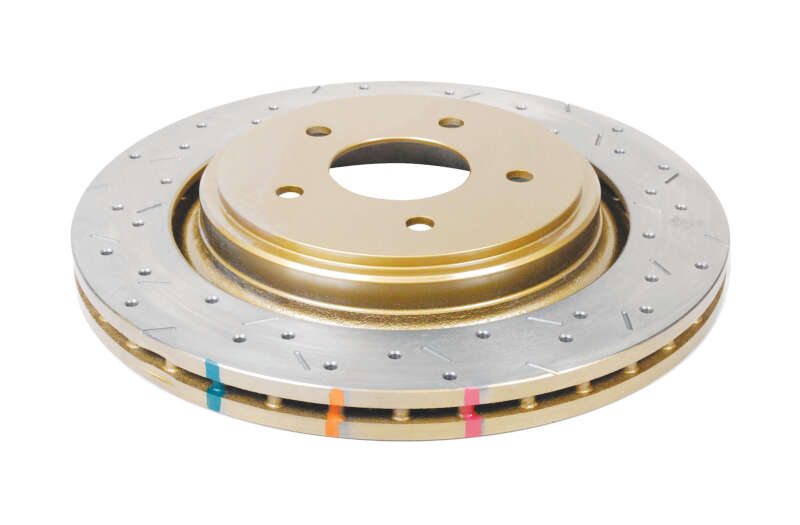 DBA 4000 Slot&Drill Rotors - DBA 05-12 Corvette C6 w/Z51 pkg Rear Drilled & Slotted 4000 Series Rotor