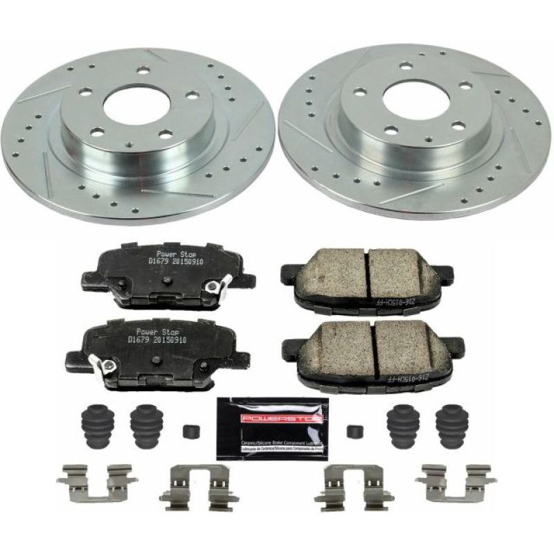 PSB Z23 Evolution Kit - Power Stop 14-15 Mazda 6 Rear Z23 Evolution Sport Brake Kit