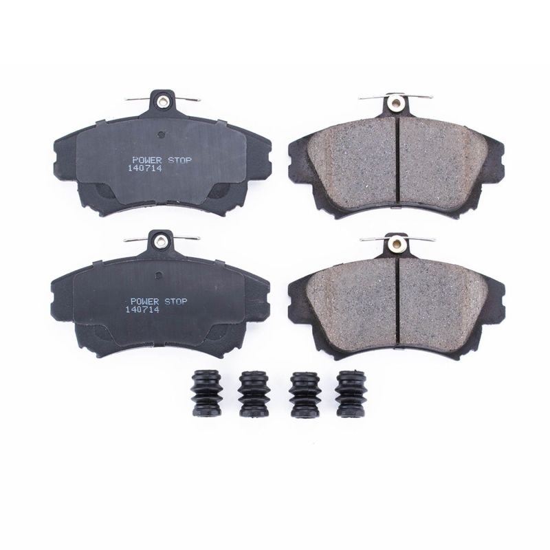 PSB Z17 Evolution Brake Pads - Power Stop 00-04 Volvo S40 Front Z17 Evolution Ceramic Brake Pads w/Hardware