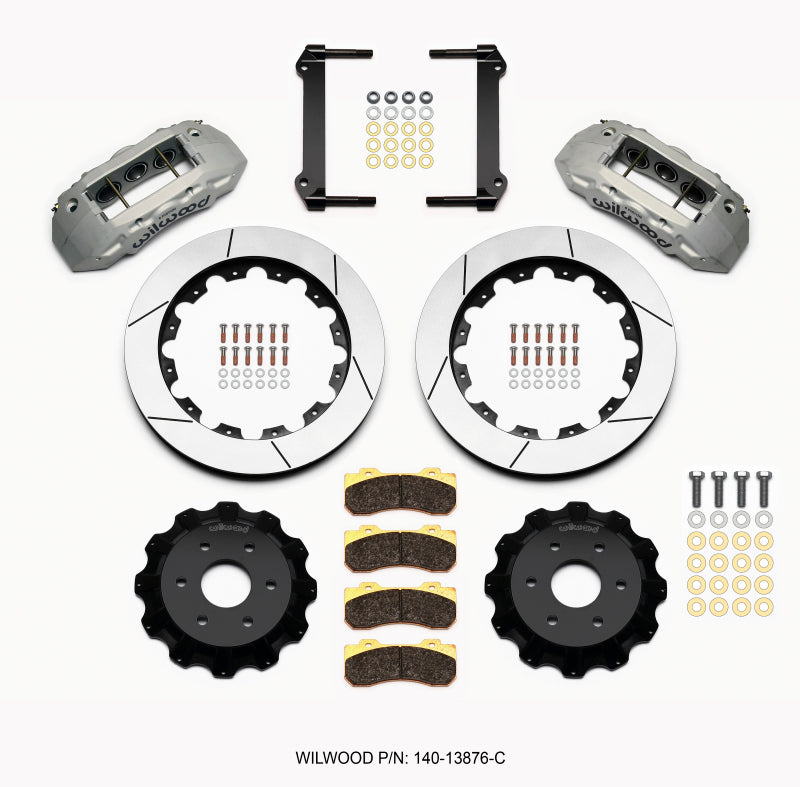 WIL TX6R Brake Kit - Wilwood TX6R Front Kit 16.00in Clear Ano 1999-2014 GM Truck/SUV 1500