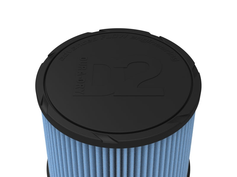 AFE Universal D2 Dura Dry Air Filter - aFe Magnum FORCE Intake Replacement Air Filter w/ Dura Dry Media 3-7/8in F x8in B x 7in T x6-3/4in H