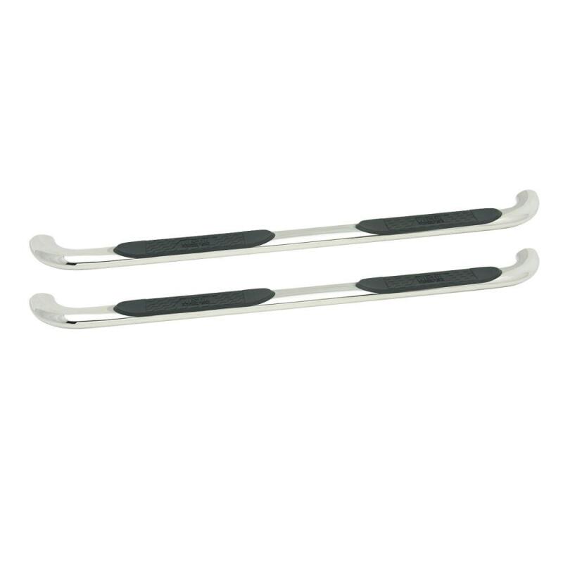 WES Nerf Bars - Platinum 4 - Westin 19-22 Chevrolet Silverado 1500 DC Platinum 4 Oval Nerf Step Bars - SS
