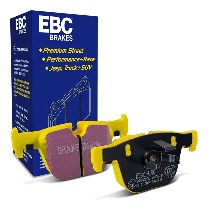 EBC Yellowstuff Brake Pad Sets - EBC 12+ BMW 335 3.0 Turbo (F30) Yellowstuff Rear Brake Pads