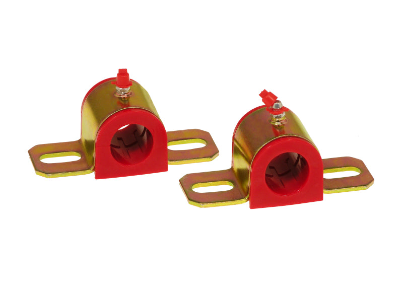 PRO Sway/End Link Bush - Red - Prothane Universal Greasable Sway Bar Bushings - 1 1/16in - Type B Bracket - Red