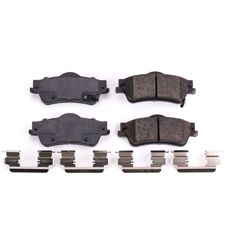 PSB Z17 Evolution Brake Pads - Power Stop 11-17 Chevrolet Caprice Rear Z17 Evolution Ceramic Brake Pads w/Hardware