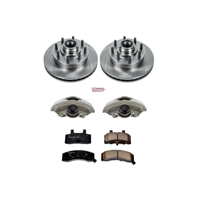 PSB Autospecialty Rotor - Power Stop 96-02 GMC Savana 3500 Front Autospecialty Kit w/Cals